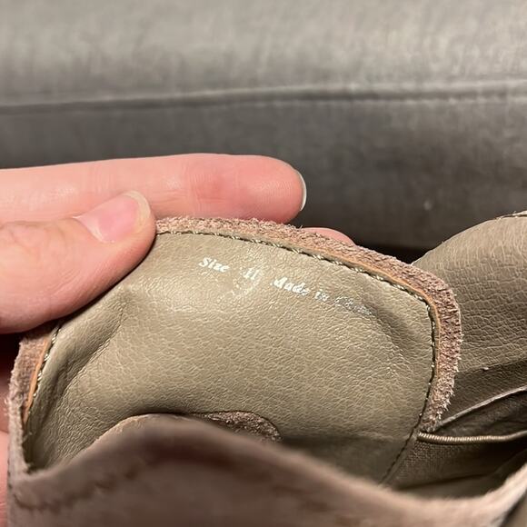 Dolce Vita tan heeled suede ankle bootie size 11 New - Picture 6 of 6